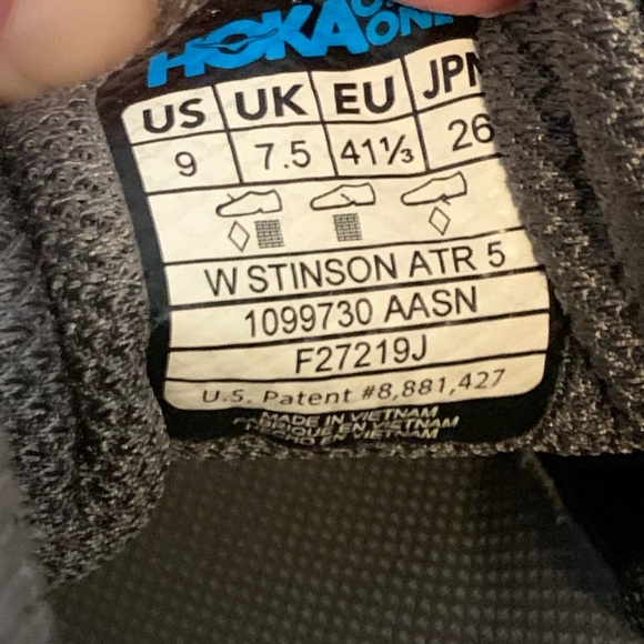 Hoka One One, Stinson 5 trail running shoes, Women’s Size 9 - Picture 11 of 12